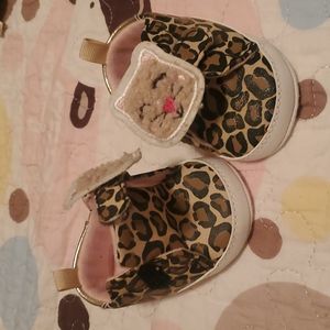 Size 0-3 First steps slip on velcro shoes